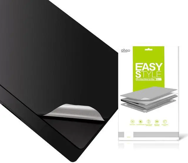 Main image of 4 in 1 Ultra Thin 3M Vinyl Full Size Laptop Skin Palm Rest Sticker for MacBook Pro 14 Inch M2 M3 M4 (Model: A2442/A2779/A2918/A2992/A3112/A3401/A3185) - Space Black