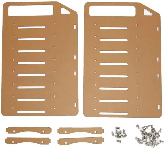 Main image of DIY Hard Drive Bracket, Multi Layer Acrylic Rack for Desktop with Accurate Mounting Hole, Supports Multiple 3.5inch Hard Drives, Easy Installation (8 Layers)