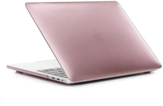 Alt view image 5 of 5 - Se7enline Compatible with MacBook Pro Case 15 inch A1707/A1990 Soft-Touch Hard Cover 2016-2018 for Mac Pro 15 with Touch Bar&Sleeve Bag&Keyboard Cover Skin&Screen Protector&Dust Plug Set, Rose Gold