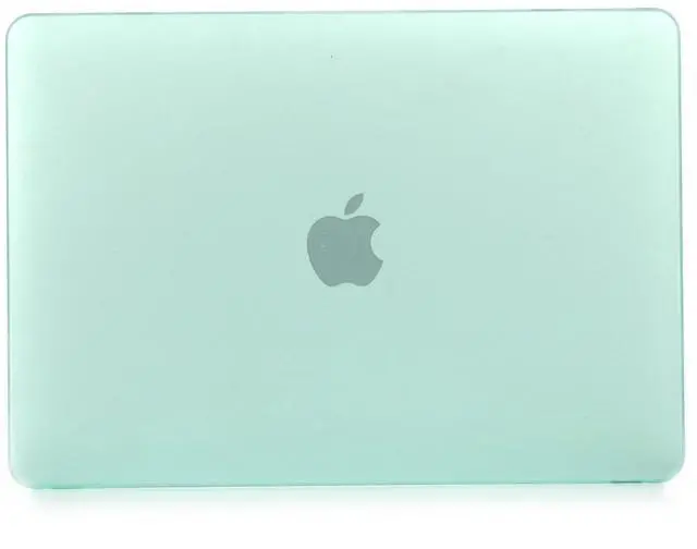 Alt view image 3 of 5 - Se7enline Compatible with MacBook Pro Case A1707/A1990 Colorful Plastic Hard Case Cover 2016-2018 for Mac Pro 15'' with Touch Bar &Sleeve Bag, Keyboard Cover, Screen Protector, Dust Plug, Aqua Green