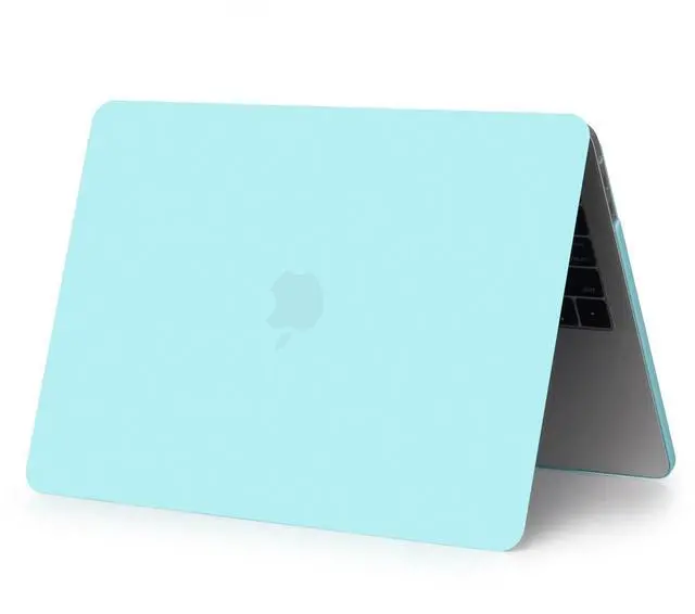 Alt view image 4 of 5 - Se7enline Compatible with MacBook Case for Mac Pro 15 A1707/A1990 2016-2018 with Touch Bar Soft-Touch Plastic Hard Case Cover&Sleeve Bag&Keyboard Cover Skin&Screen Protector&Dust Plug, Turquoise Blue