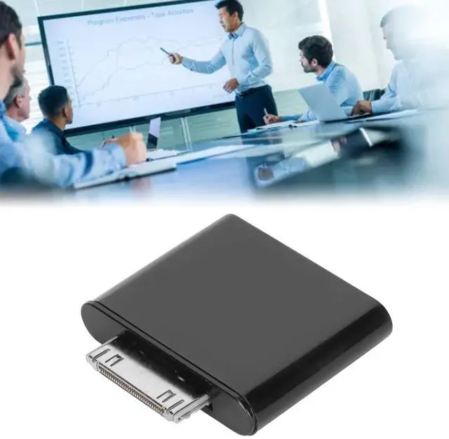 Alt view image 4 of 5 - 30 Pin Bluetooth Adapter, 2.42-2.480GHz Stereo Audio Adapter, 10M Bluetooth Dongle Adapter Transmitter, for iPods Manufactured After 2007 (Black)