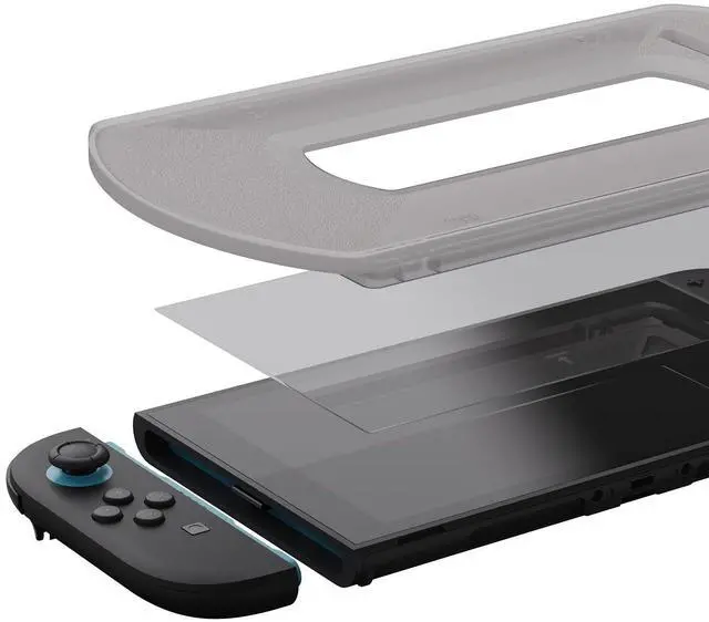 Main image of SAVAGE RAVEN by Skull & Co. High Transparency High Sensitivity Tempered Glass Screen Protector For Nintedo Switch 2 with EZ-Install KIT - HD Clarity (2-PACK)