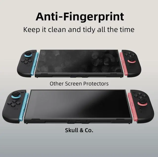 Alt view image 4 of 5 - SAVAGE RAVEN by Skull & Co. High Transparency High Sensitivity Tempered Glass Screen Protector For Nintedo Switch 2 with EZ-Install KIT - HD Clarity (2-PACK)