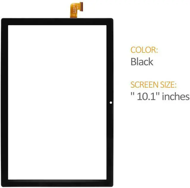 Alt view image 2 of 5 - Olivechard for 10.1 inch Maxwest Astro 10R MX-A10R1WW Touch Screen Panel Digitizer Front Panel Glass kit | High Sensitivity Replacement Touchscreen