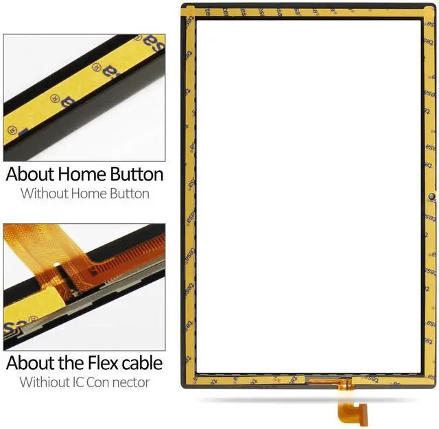 Alt view image 3 of 5 - Olivechard for 10.1 inch Maxwest Astro 10R MX-A10R1WW Touch Screen Panel Digitizer Front Panel Glass kit | High Sensitivity Replacement Touchscreen