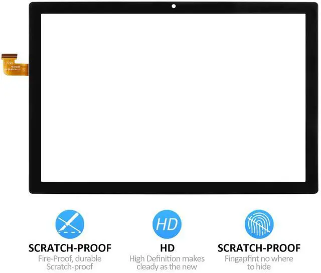 Alt view image 5 of 5 - Olivechard for 10.1 inch Maxwest Astro 10R MX-A10R1WW Touch Screen Panel Digitizer Front Panel Glass kit | High Sensitivity Replacement Touchscreen