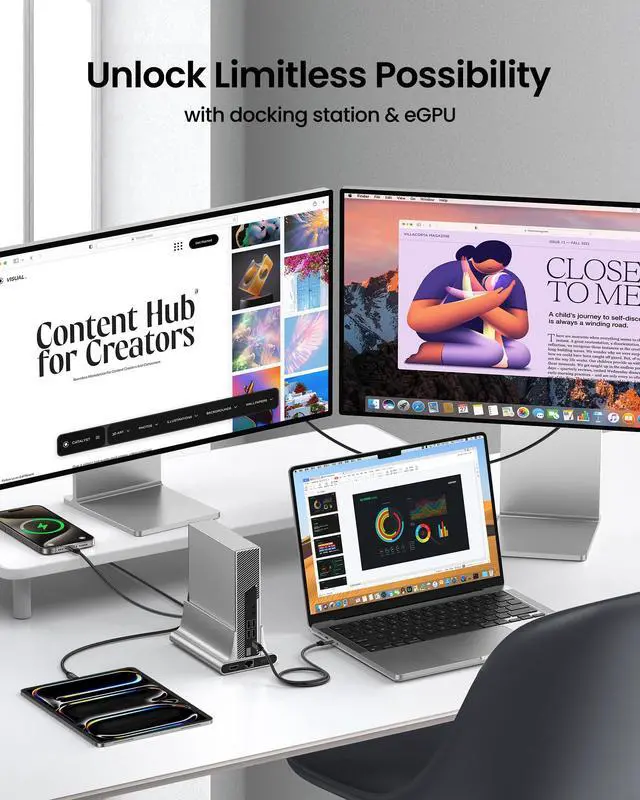 Alt view image 3 of 5 - Silkland USB C Monitor Display Cable 6.6FT [4K@144Hz/60Hz 8K@30Hz], USB C 3.2 Gen 2x2 Video Cable, 20Gbps Data Transfer, 240W PD Fast Charge, Compatible with iPhone 16, MacBook Pro, iPad