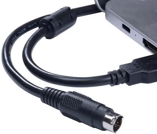 Alt view image 5 of 5 - Isolated PM02 Programming Cable USB-1761-CBL-PM02+ PLC Programming Cable for AB Micrologix 1000 1100 1200 1400 1500 Series, for 1761-CBL-PM02 Replacement, 6 FT