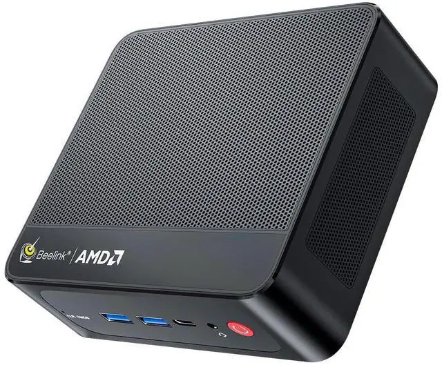 Main image of Beelink SER5 Mini PC, AMD Ryzen 5 5500U(up to 4.0GHz) 6C/12T, Mini Computer 16GB DDR4 RAM 500GB NVMe SSD, Mini Desktop Computer 4K@60Hz Dual Display HDMI&DP WiFi6/BT5.2/WOL/HTPC/W-11 Pro