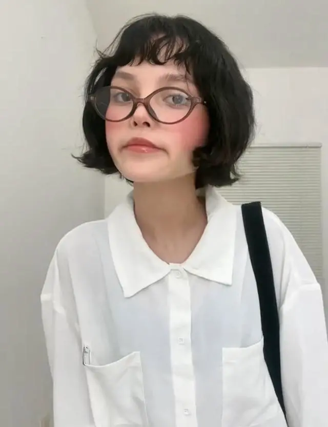 Alt view image 3 of 5 - 2pack Oval Blue Light Blocking Glasses for Women Men, Small 90s Retro Oval Frame Bluelight Glasses for Gaming/Computer/Screen(Whiskey Tortoise Crystal Smoky Brown)