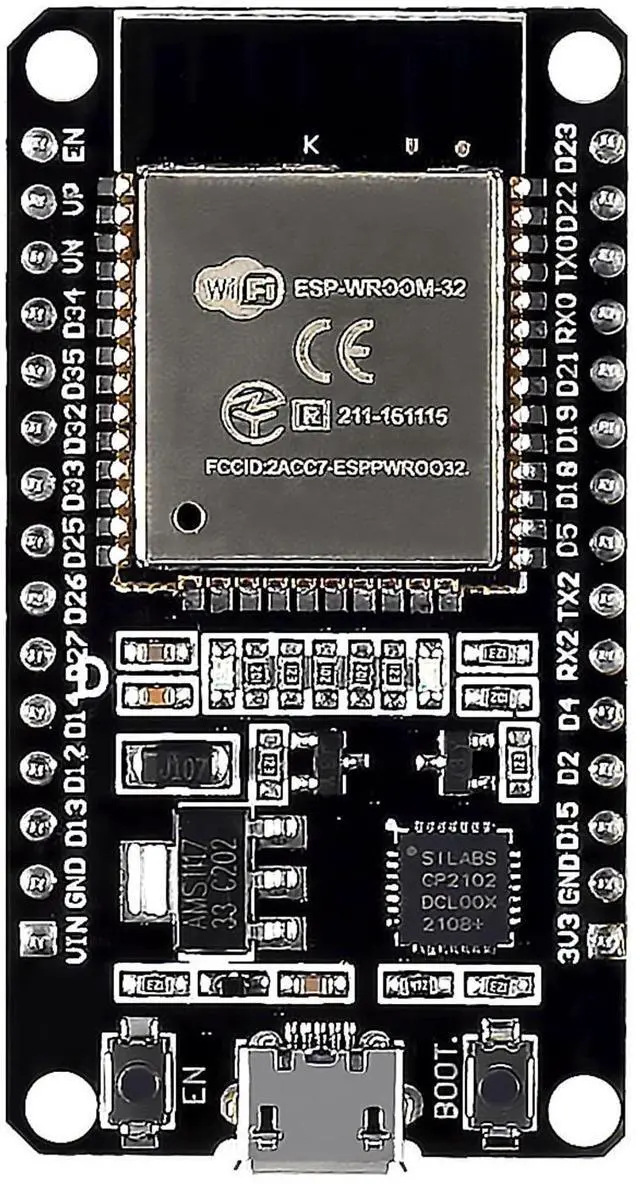 Alt view image 3 of 5 - 6Pcs ESP32 ESP-WROOM-32 Development Board ESP32S 2.4GHz Dual-Core WiFi Bluetooth Microcontroller