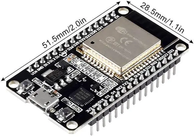 Alt view image 5 of 5 - 6Pcs ESP32 ESP-WROOM-32 Development Board ESP32S 2.4GHz Dual-Core WiFi Bluetooth Microcontroller