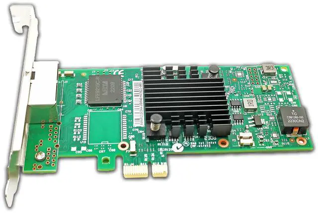 Alt view image 3 of 5 - Gigabit Dual Ethernet Server PCIe2.0 x1,1Gb Network Card(NIC) with 2X RJ45 Ports Compatible with Intel LAN Adapter I350T2V2BLK Support Windows 10/Windows Server 2016/Linux/VMware