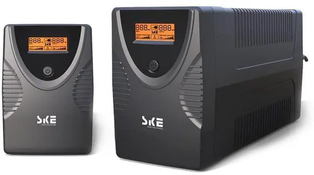 Main image of SKE UPS 625VA+1250VA Battery Backup Power Supply Surge Protector 360W+720W Set Intelligent UPS with LCD Uninterruptible Power Supply