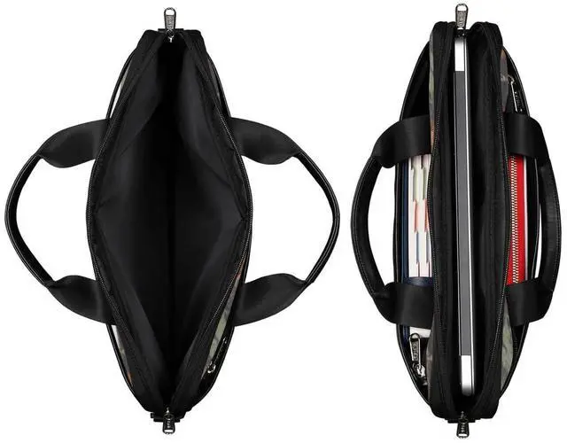 Alt view image 4 of 5 - Forest Tree Camouflage Laptop Protective Case for Women Men,15.6 inch Messenger Shoulder Bags,Water Resistant Notebook Computer Bag Laptop Carrying Briefcase Sleeve Case