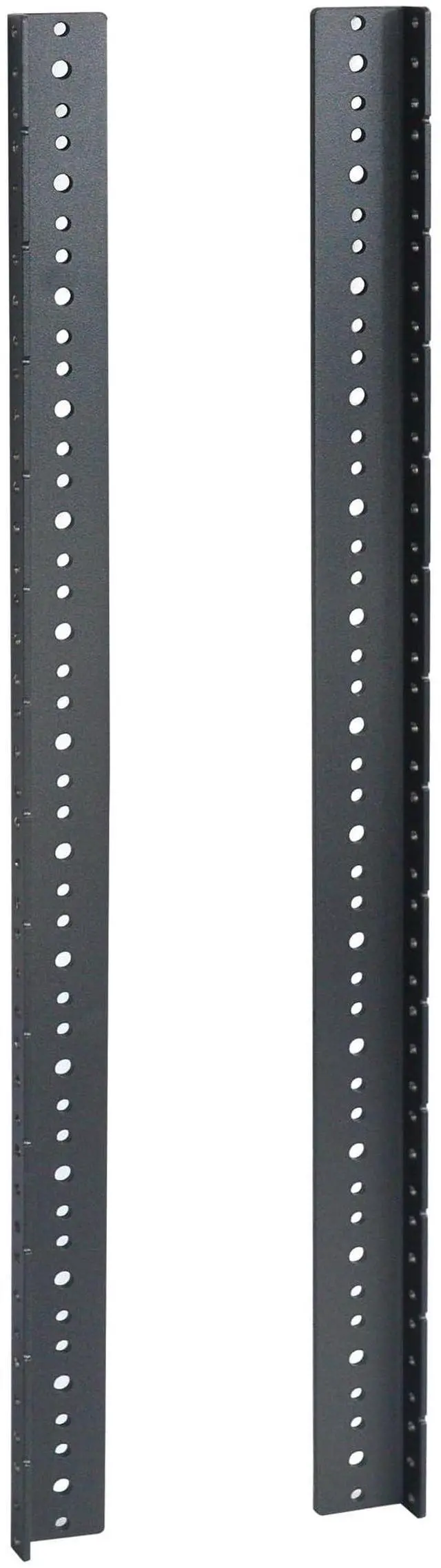 Main image of RIVECO 14U Vertical Rack Rails Kit Heavy Duty Server Rack Mount Rails 2PCS Black