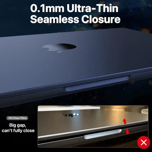 Alt view image 3 of 5 - Soonjet for MacBook Air 13.6 inch Screen Protector + Keyboard Cover
