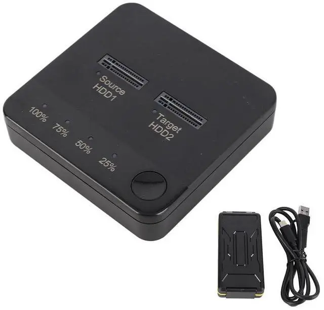 Main image of Tiiyee M.2 SSD Duplicator, Hard Drive Cloner Dual Bay and Dock Offline 1Gbps Reading Writing USB C to SATA Docking Station for B Key/B M Key Old SSD Data Transmission Size 2230 22242 2260 2280 22110