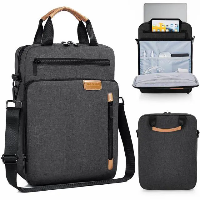 Main image of 13.3-14 Inch Laptop Sleeve Bag, Padded Carrying Case for MacBook Pro M3/M2 14" /13", MacBook Air 13.6" M3/M2 2024/2022, Surface Pro AI PC/9/8 13",Protective Bag with Accessory Pocket, Grey