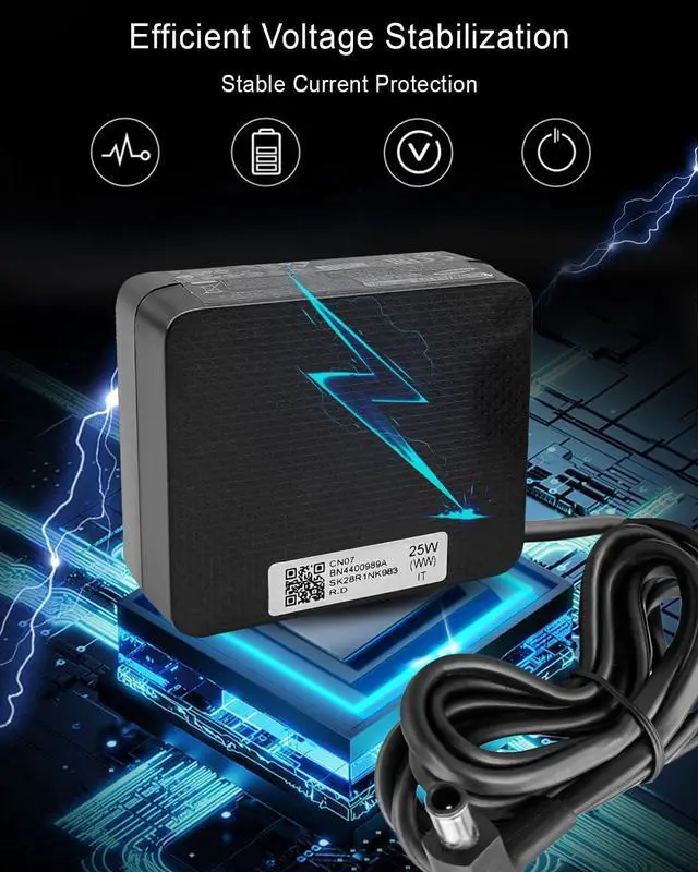 Alt view image 2 of 5 - TIKSCIENCE AC/DC Adapter Charger 14V 1.79A 25W Fit for Samsung S24F350FHN LS24R350FZEXXS LS24R350-FZEXXM Replace BN44-00917A BN44-00989A BN44-00917D Monitor Supply Power Cord