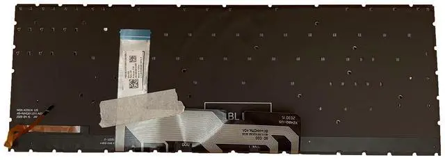 Alt view image 4 of 5 - Tiugochr Laptop Replacement US Layout red Backlight Keyboard for HP OMEN 15 2020 15-EN 15-EK 16-B 16-C 15-EN0010CA 15-EK0019NR 15-EN 15-EN0013DX 15-EN0023DX TPN-Q238 TPN-Q236