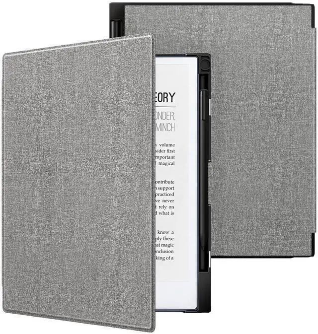 Main image of TiMOVO Case Compatible for Remarkable 2 Tablet, Slim Lightweight Stand Hard Back Shell Protective Cover with Pen Holder Compatible with Remarkable 2 Paper Tablet 10.3" 2020 Released, Gray