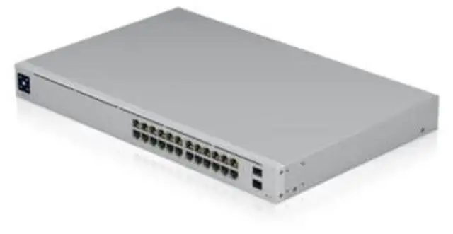 Main image of UniFi Switch 24 US-24 Managed Gigabit Switch with SFP 2 SFP Port RJ45 26 Gbps