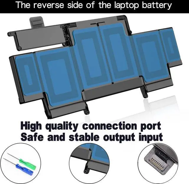 Alt view image 4 of 5 - VIFANIV A1582 A1502 Replacement Battery A1502 for MacBook Pro 13 inch RetinaEarly 2015, Mid 2014, Late 2013 A1493 - High-Performance and Longevity74.9Wh 12Months Warranty