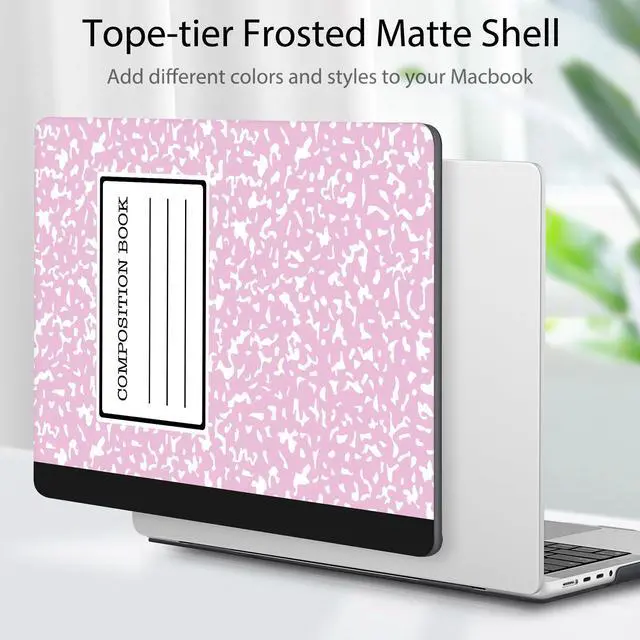 Alt view image 4 of 5 - Tuiklol for M4 MacBook Pro 14 Inch Case 2024-2021 Release A3112 A3401 A3185/M3 A2918 A2992/M2 A2779/M1 A2442 Pro/Max Chip,Hard Shell Case with Screen Protector for Touch ID,Composition Book
