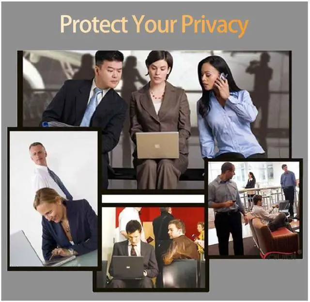 Alt view image 4 of 5 - TYLGDSGS 27.5" Computer Privacy Screen for Monitor,Anti Glare Film Protector Film for Data Confidentiality Suit for Desktop Computer Screen Anti Fingerprint.Two Installation Method. Size Is(610*340 mm