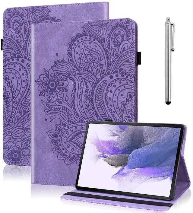 Main image of VODEFOX Case for  Fire HD 8 / Fire HD 8 Plus (12th/10th Generation,2024/2022/2020),Folio Stand PU Leather Wallet Shockproof Cover with Card Slots for Fire HD 8 Tablet 8 Inch - Purple