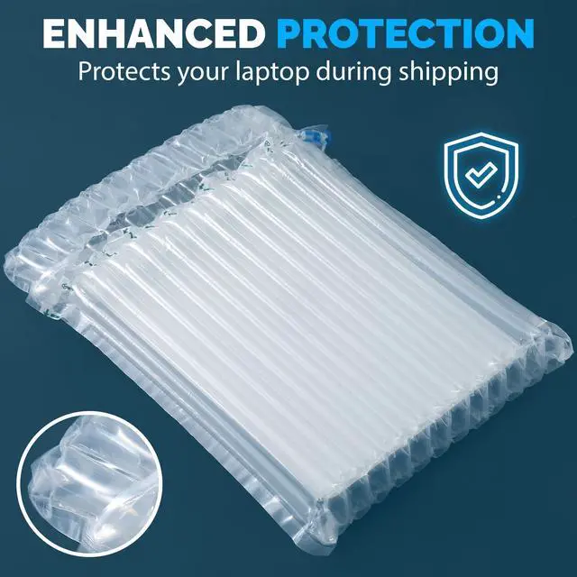 Alt view image 4 of 5 - UML Brand Inflatable Laptop Protective Bags with Hand Pump - Fits 14-16 Inch Notebooks - Lightweight Alternative to Heavy Laptop Shipping Box - Ideal for Shipping - 10 Pack