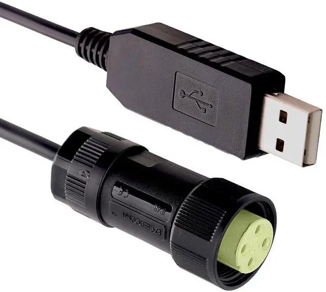 Main image of USB RS485 Converter Cable for Exceedconn EC04681-2023-BF Solis Ginlong Inverter RS-485 port Megarevo Amensolar NHX range INVT Megarevo Range Vestwoods 8KW R8KL1NA FT232RNL RS485 Industrial Interface