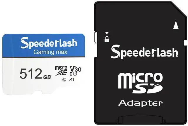 Main image of 512GB Micro SDXC Memory Card for Gaming & 4K Content, Gaming Max TF Card with Adapter, U1 V30 A1, 100MB/s Read Speed - for Game Console Switch, Steam Deck, Seamless Gameplay & Apps