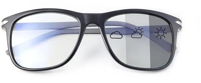 Main image of YIMI Photochromic Blue Light Blocking Glasses UV400 Sunglasses Spring Hinge Anti Eyestrain Computer Gaming Blue Light Screen Blocker Glasses Clear Lens Anti Glare Eye Protection Eyewear for Men Women