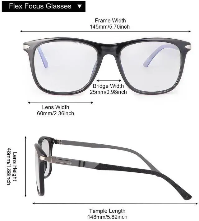 Alt view image 3 of 5 - YIMI Photochromic Blue Light Blocking Glasses UV400 Sunglasses Spring Hinge Anti Eyestrain Computer Gaming Blue Light Screen Blocker Glasses Clear Lens Anti Glare Eye Protection Eyewear for Men Women