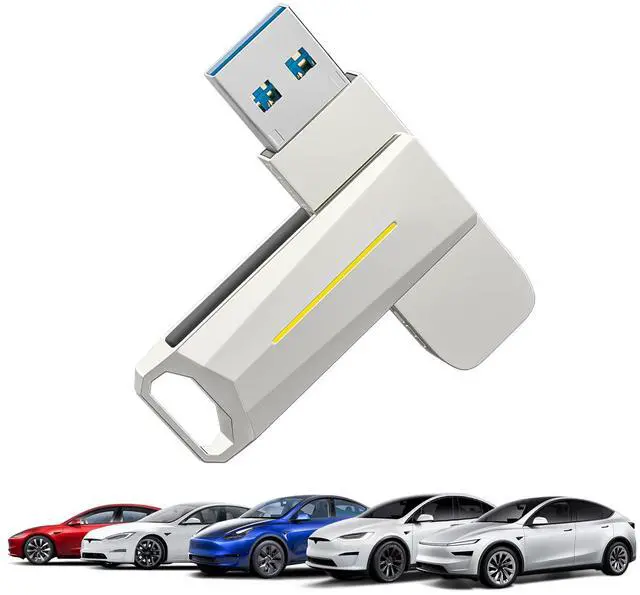 Main image of SUMK 3.2 USB Flash Drive for Tesla Model 3/Y/S/X, [Universal Model] 128GB, 200MB/S Memory Stick Compatible for Car Audio System & Dashcam Sentry Mode, Laptop, Tablet, Smart TV and Gaming Console