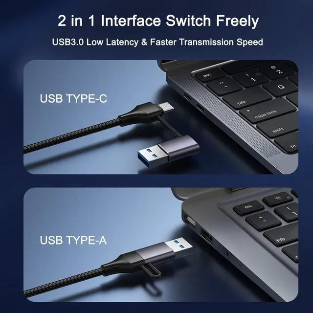 Alt view image 3 of 5 - Sumateke Video Capture Card 4K HDMI to USB-A/USB-C Capture Card Full HD 1080P 60FPS USB3.0 Capture Video and Audio Recording for Gaming, Streaming, Teaching, Video Conference