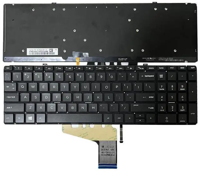 Alt view image 3 of 5 - Zahara Laptop Keyboard US Backlit Replacement for HP Spectre X360 15-CH 15-CH000 Series 15-ch011dx 15-CH011NR 15-ch075nr L30531-DH1 92.NEZBQ.J1N