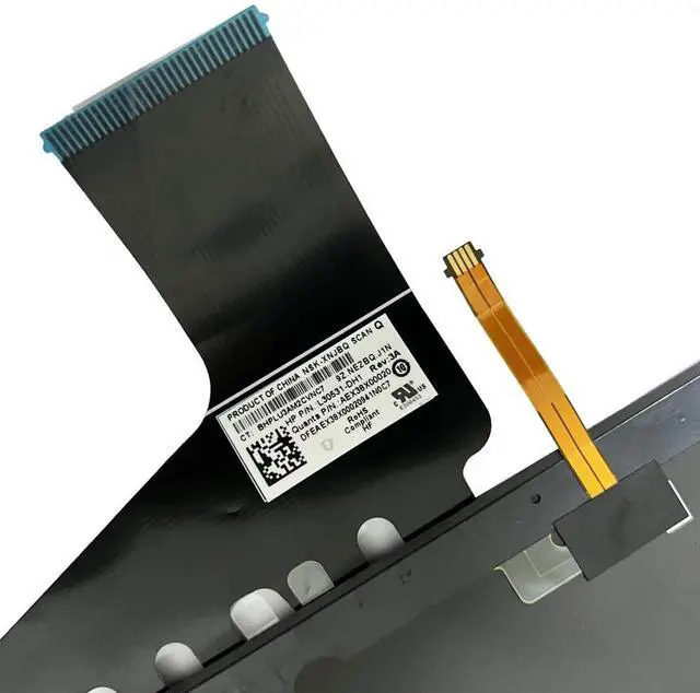 Alt view image 5 of 5 - Zahara Laptop Keyboard US Backlit Replacement for HP Spectre X360 15-CH 15-CH000 Series 15-ch011dx 15-CH011NR 15-ch075nr L30531-DH1 92.NEZBQ.J1N