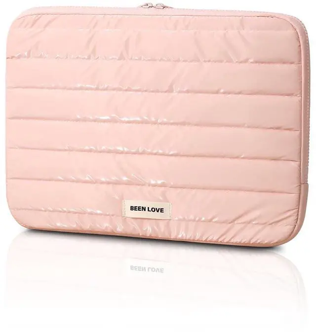Main image of Teryeefi Laptop Sleeve Bag 13-14 Inch, Fashion Waterproof Soft Laptop Sleeve Case for MacBook Air Pro 13 14 inch, iPad Pro 12.9 Air 13, Dell, Asus, HP for Women Girls - Pink