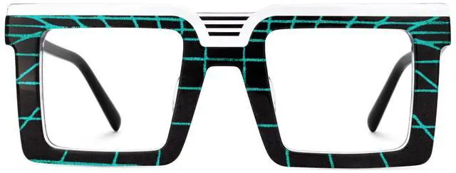 Main image of Zeelool Blue Light Blocking Glasses for Men Women, Square Glasses Frame Eyeglasses with Clear Lenses Anti Eyestrain & UV from Computer/TV/Phone ZJGA924025-02B