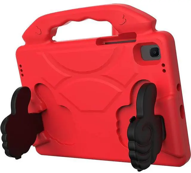 Main image of SaharaCase YES! Series KidProof Case for Samsung Galaxy Tab A8 10.5 Inch (2021) [Shockproof Bumper] Rugged Child Protection Antislip Integrated Kickstand (Red)