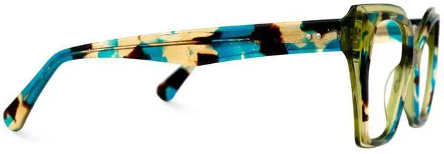 Alt view image 3 of 4 - Zeelool Vintage Cat Eye Blue Light Blocking Glasses for Women Smoaks ZJGA444418-04 Green