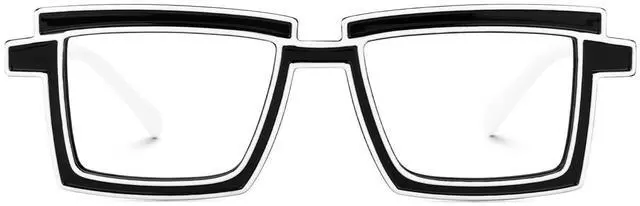 Main image of Zeelool Rectangle Glasses Stylish Eyewear for Women Blue Light Blocking Glasses Anti Eyestrain Glasses ZJGP094654-06 Black