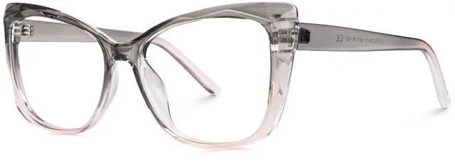 Alt view image 2 of 5 - Zeelool TR90 Square Glasses for Women Blue Light Blocking Glasses Anti Eyestrain Glasses Farris ZJGT002098-11 Gray