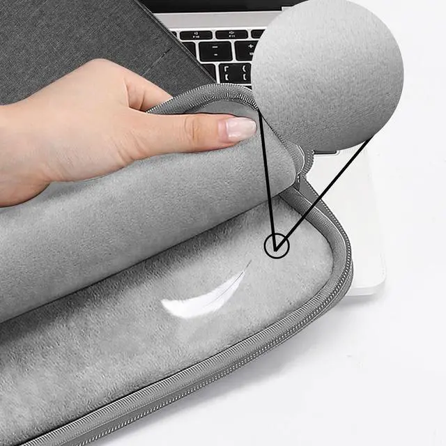 Alt view image 3 of 5 - ZINZ Slim & Expandable Laptop Backpack 15 15.6 16 Inch Sleeve with USB Port, Spill-Resistant Notebooks Bag Case for Most 14-16 Inch MacBooks Surface-Books Dell HP Lenovo Asus Computers,D01G02