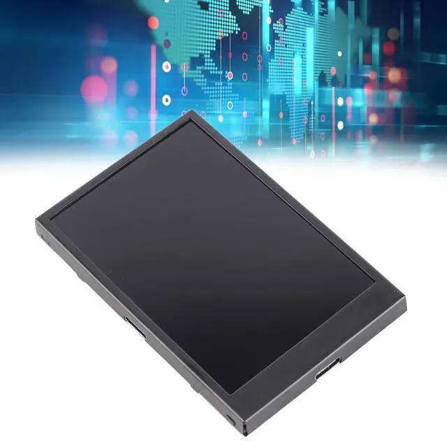 Alt view image 3 of 5 - YWBL-WH USB Mini Screen, Portable Monitor 3.5in USB Screen 360 Degree Rotation Full Viewing Angle Multi Theme Energy Saving, Single Board Computers