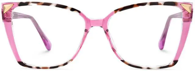 Main image of Zeelool Oversized Blue Light Glasses for Woman Red Butterfly Eyeglasses Fashion Computer Eyewear Anti Eyestrain Shelia JGT345649-02B